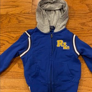Ralph Lauren polo zip up hoodie